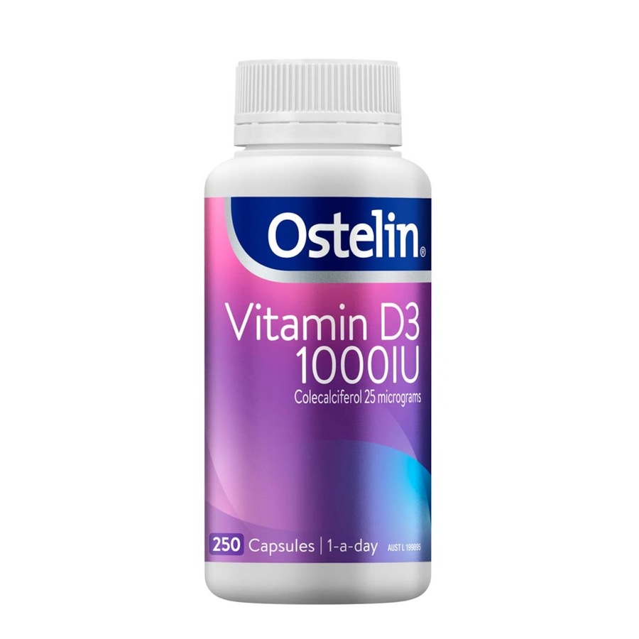 Ostelin Vitamin D3 1000iu 250 Capsules