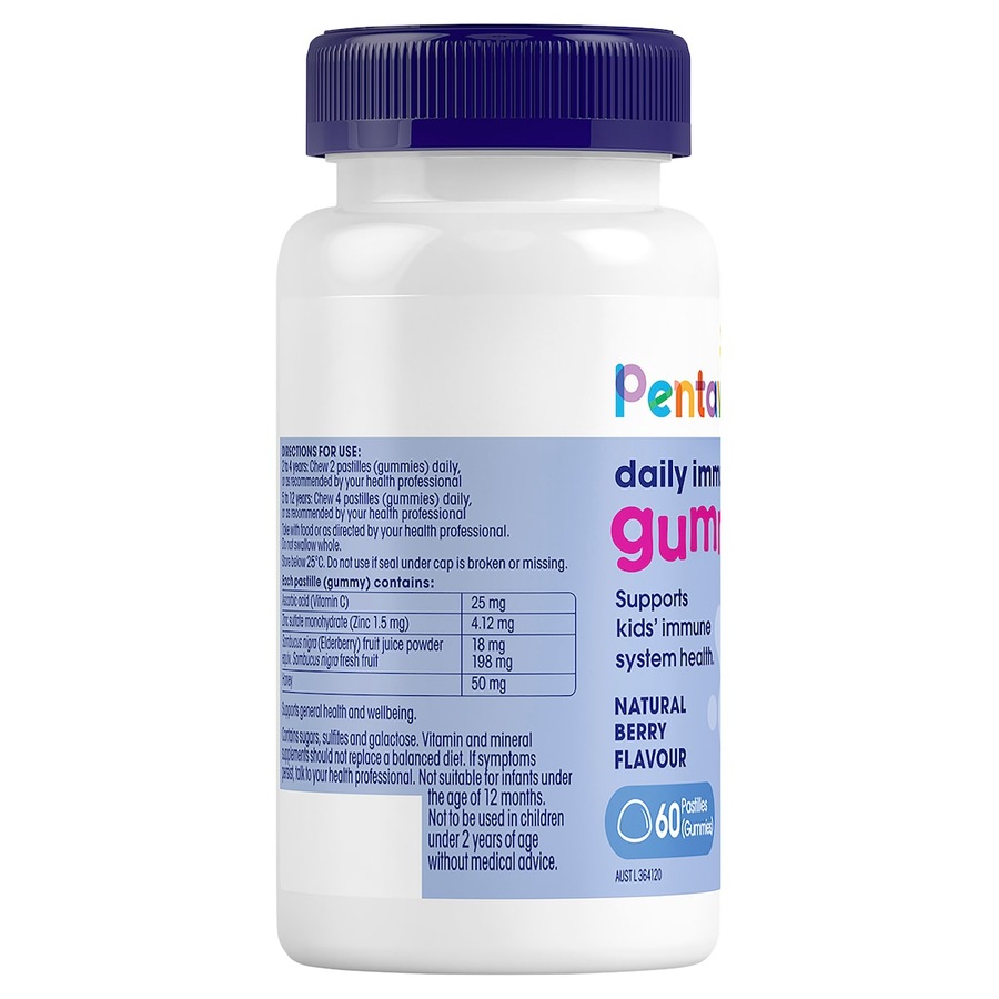 Pentavite Daily Immune Support Kids 60 Gummies