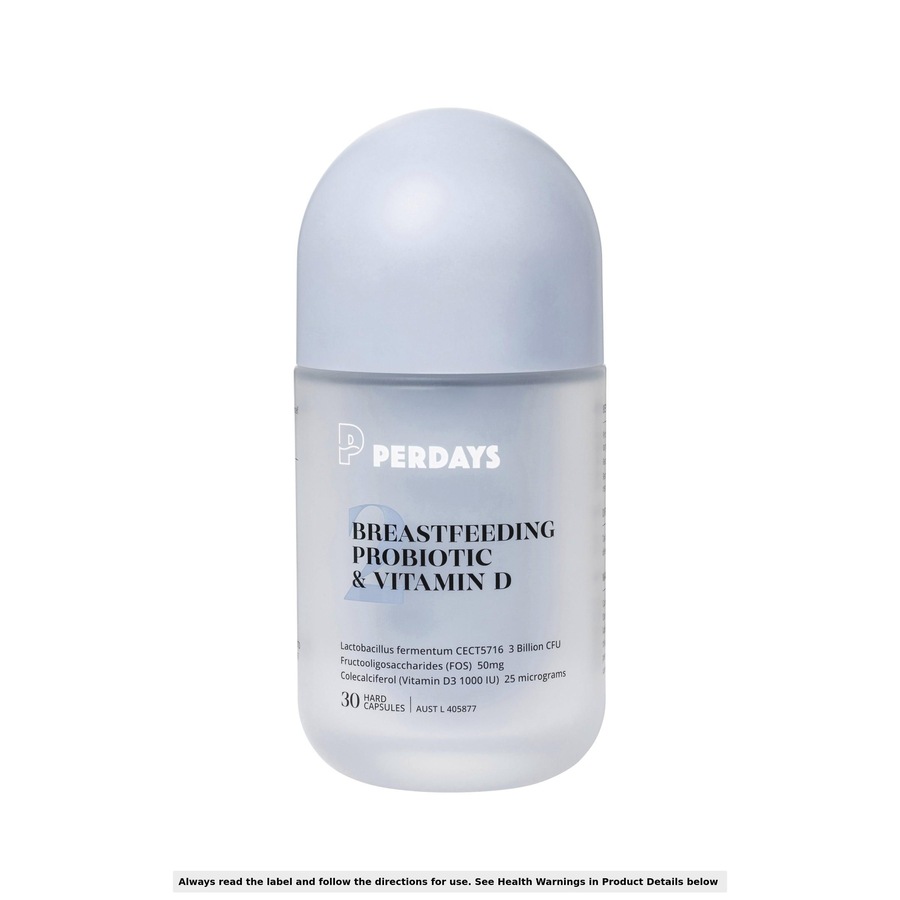 Perdays Breastfeeding Probiotic & Vitamin D 30 Capsules