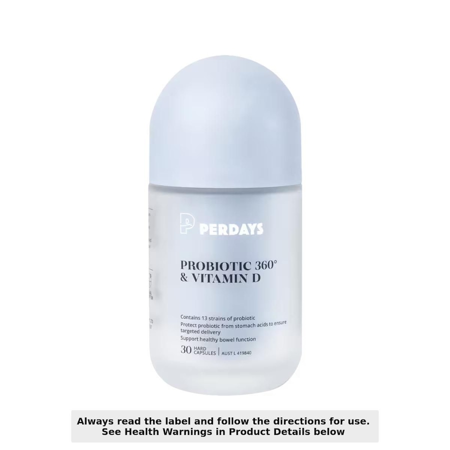 Perdays Probiotic 360 & Vitamin D 30 Capsules