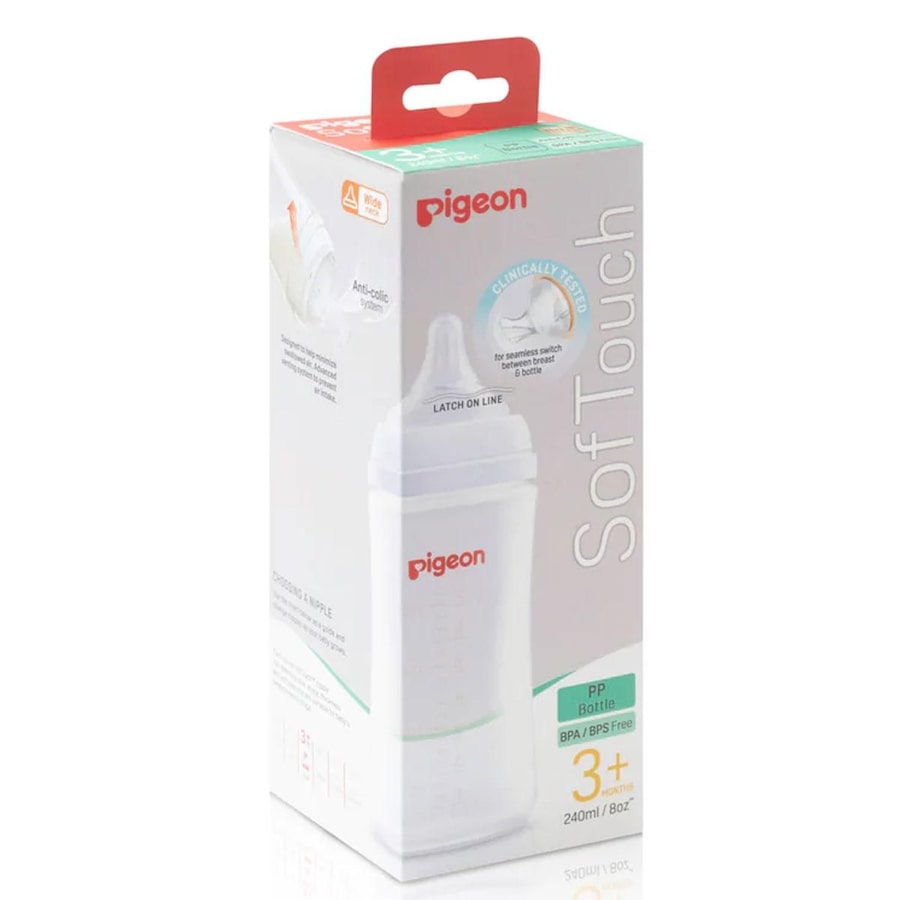 Pigeon SofTouch PP Baby Bottle 3+ Months 240ml