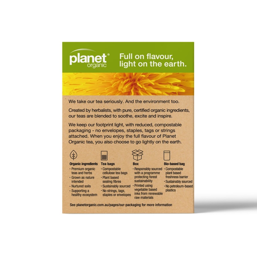 Planet Organic Dandelion Tea Bags 25 Pack