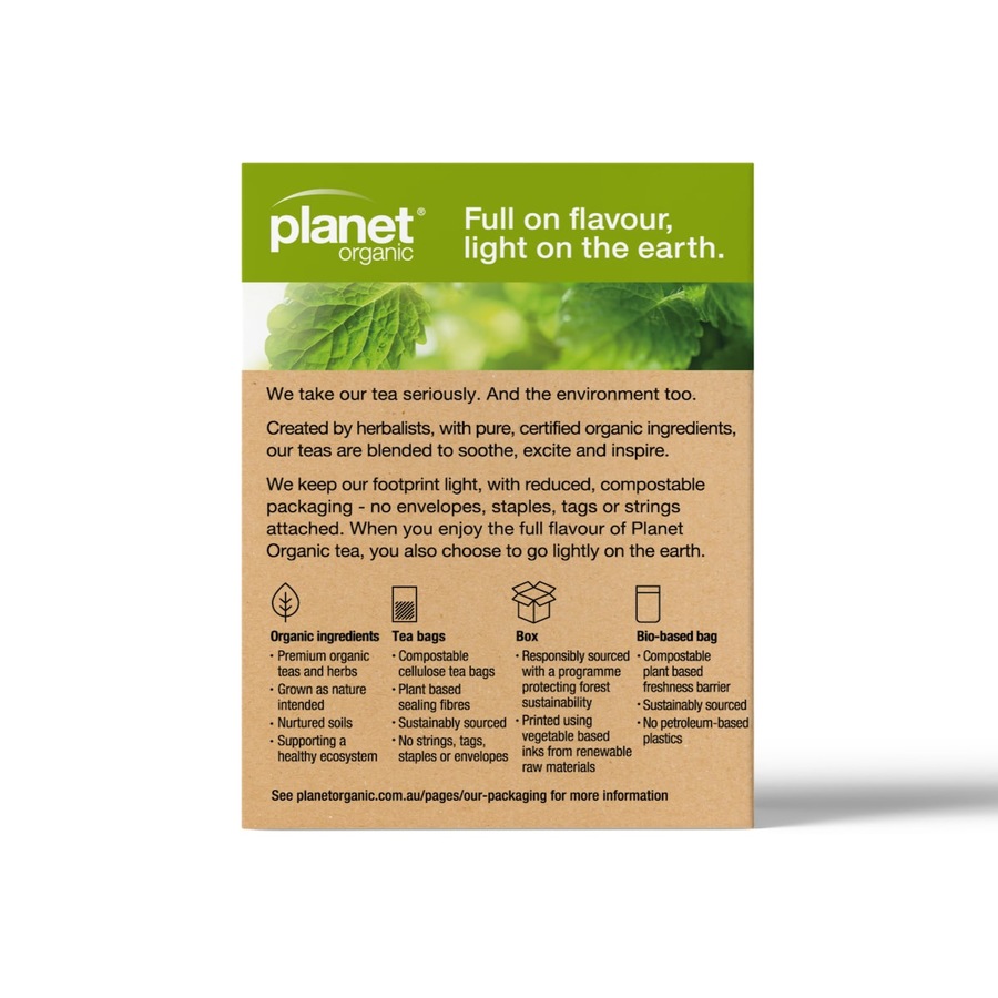Planet Organic Lemon Balm Tea Bags 25 Pack