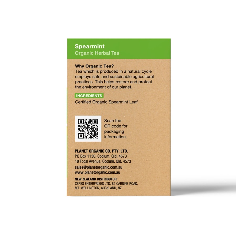 Planet Organic Spearmint Tea 25 Tea Bags