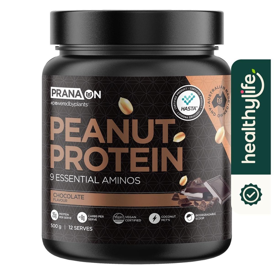 Buy PranaOn Vegan Peanut Protein Powder Chocolate 500g - Everyday ...