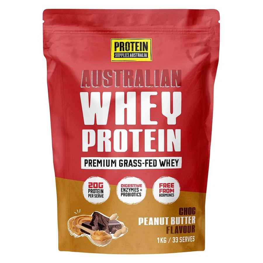 Protein Supplies Australia Whey Protein Powder Choc Peanut Butter 500g
