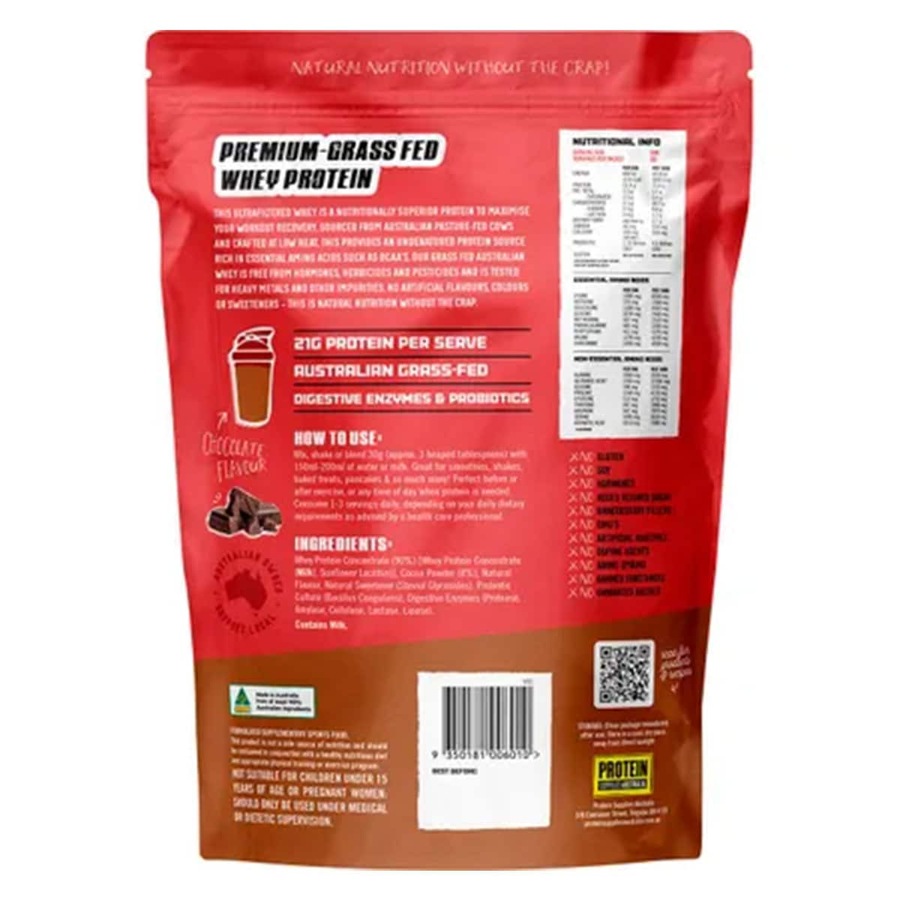 Protein Supplies Australia Whey Protein Powder Chocolate 1kg