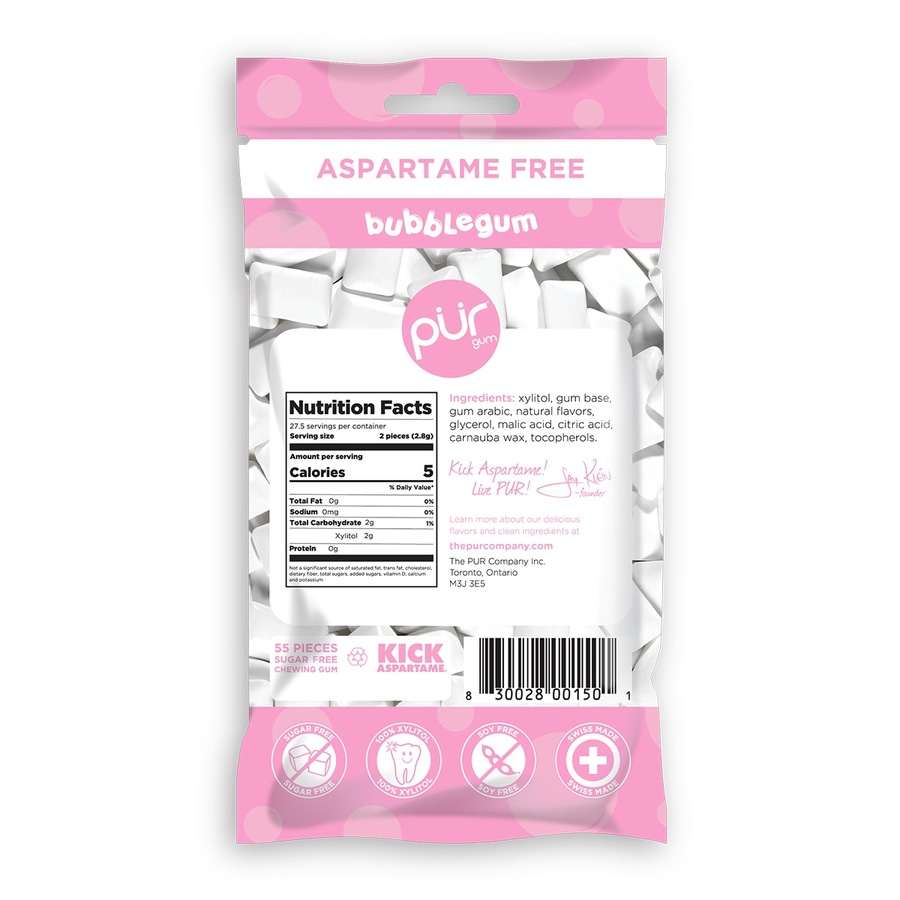 PUR Bubble Gum Bag 77g