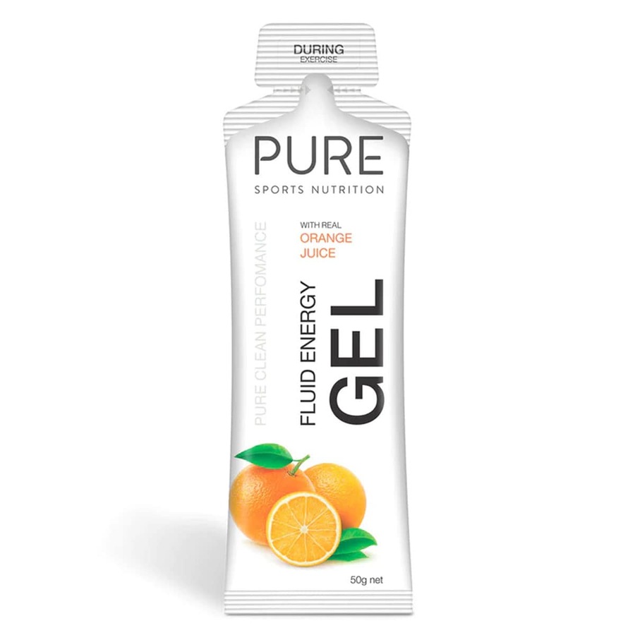 Pure Sports Nutrition Fluid Energy Gel Orange 18 x 50g