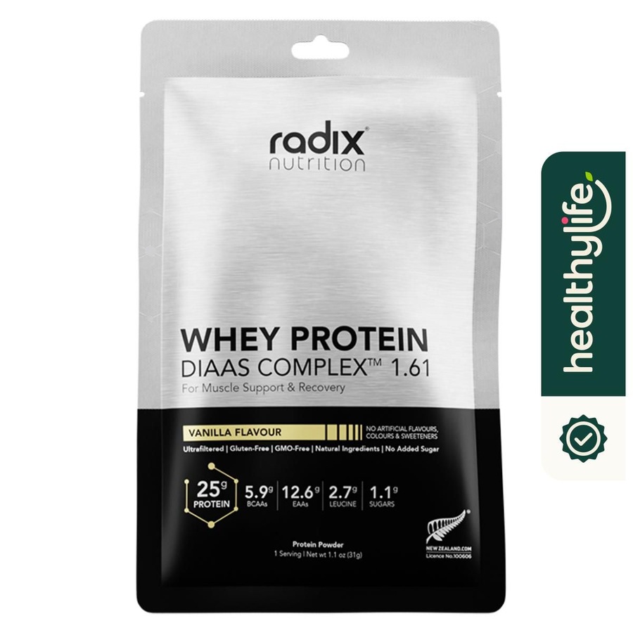 Buy Radix Nutrition Whey Protein Powder Vanilla 15 x 32g Sachets ...