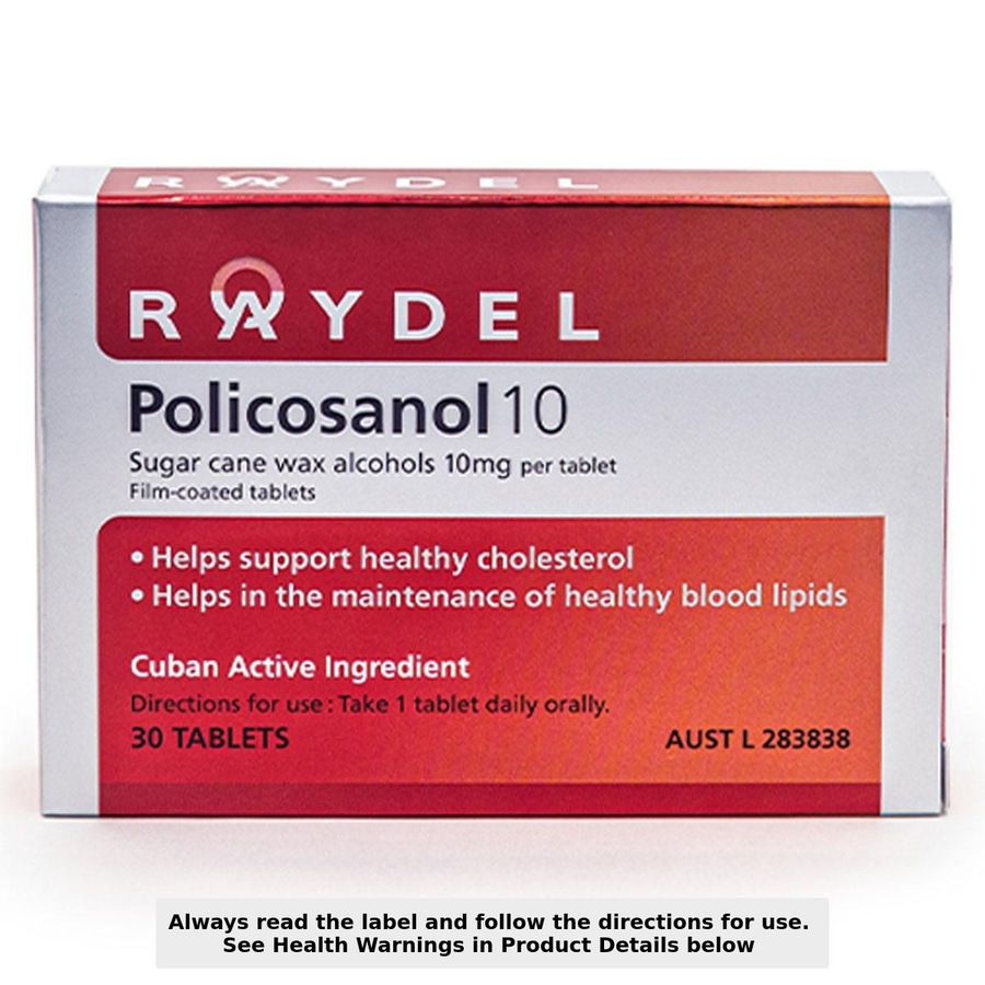 Raydel Policosanol 10mg - 30 Tablets