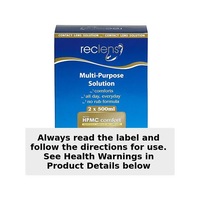 Reclens Multi-purpose Solution with Lens Case 2 x 500ml