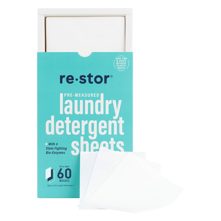 Restor Laundry Detergent Sheets Fresh Linen 60 Pack