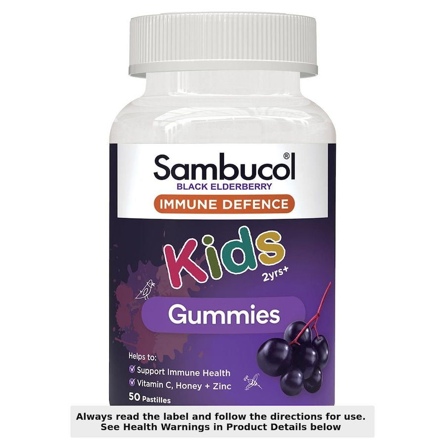 Sambucol Kids Immune Defence Gummies 50 Pack