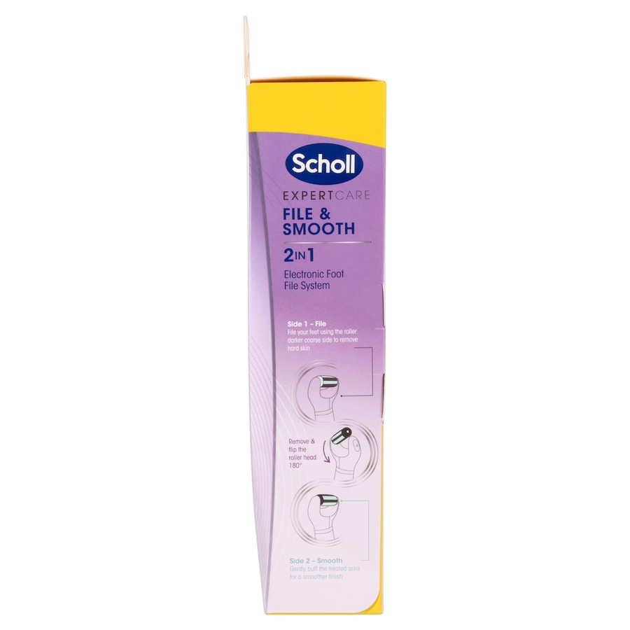 Scholl Expert Care 2 in 1 Electronic Foot File System