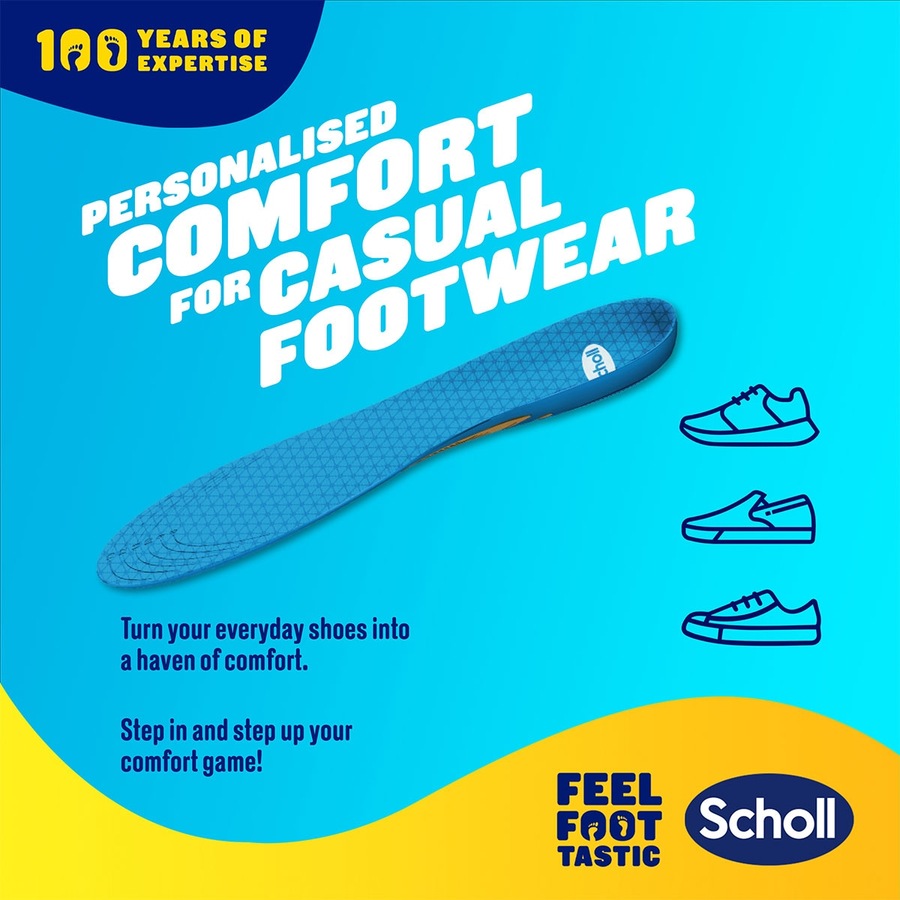 Scholl Gel Activ Casual Insoles Large 1 Pair