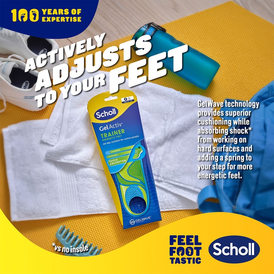 Scholl Gel Activ Sport Insoles Small 1 Pair