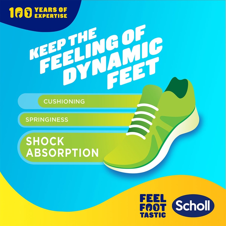 Scholl Gel Activ Sport Insoles Small 1 Pair