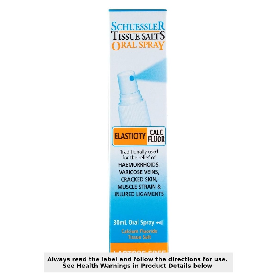 Schuessler Tissue Salts Calc Fluor Skin Elasticity Spray 30ml