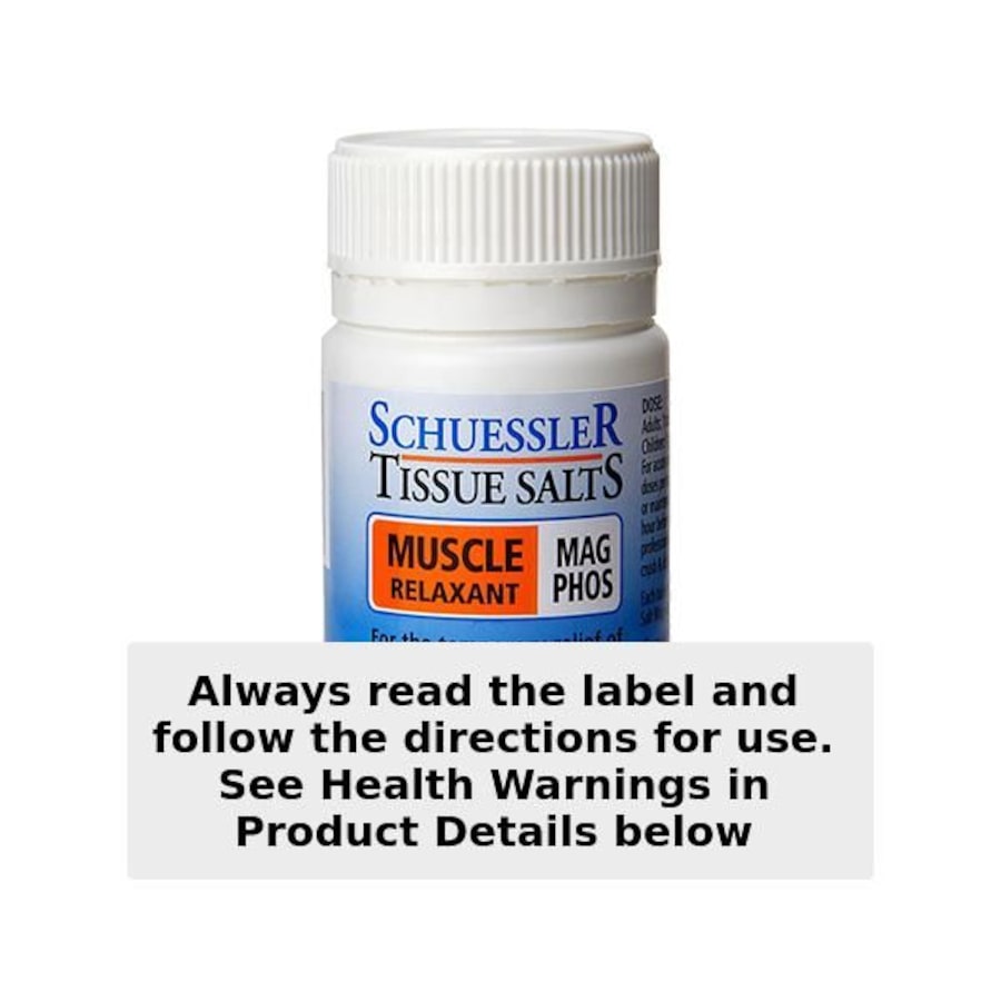 Schuessler Tissue Salts Mag Phos Muscle Relaxant 125 Tablets
