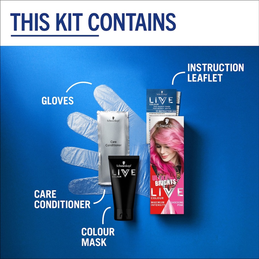 Schwarzkopf Live Colour Ultra Brights Shocking Pink 75ml