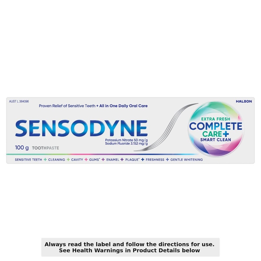 Sensodyne Complete Care + Smart Clean Toothpaste Extra Fresh 100g