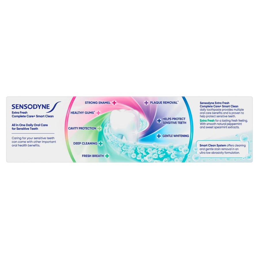 Sensodyne Complete Care + Smart Clean Toothpaste Extra Fresh 100g