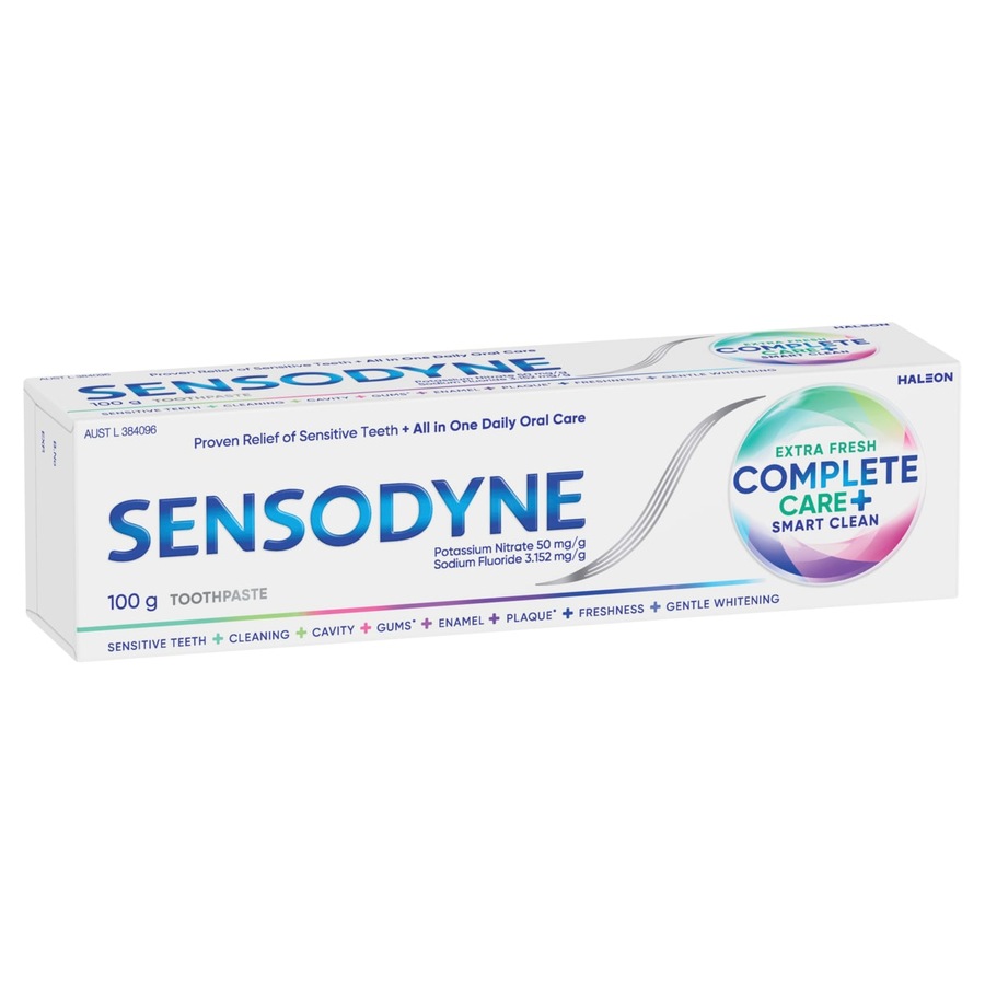 Sensodyne Complete Care + Smart Clean Toothpaste Extra Fresh 100g