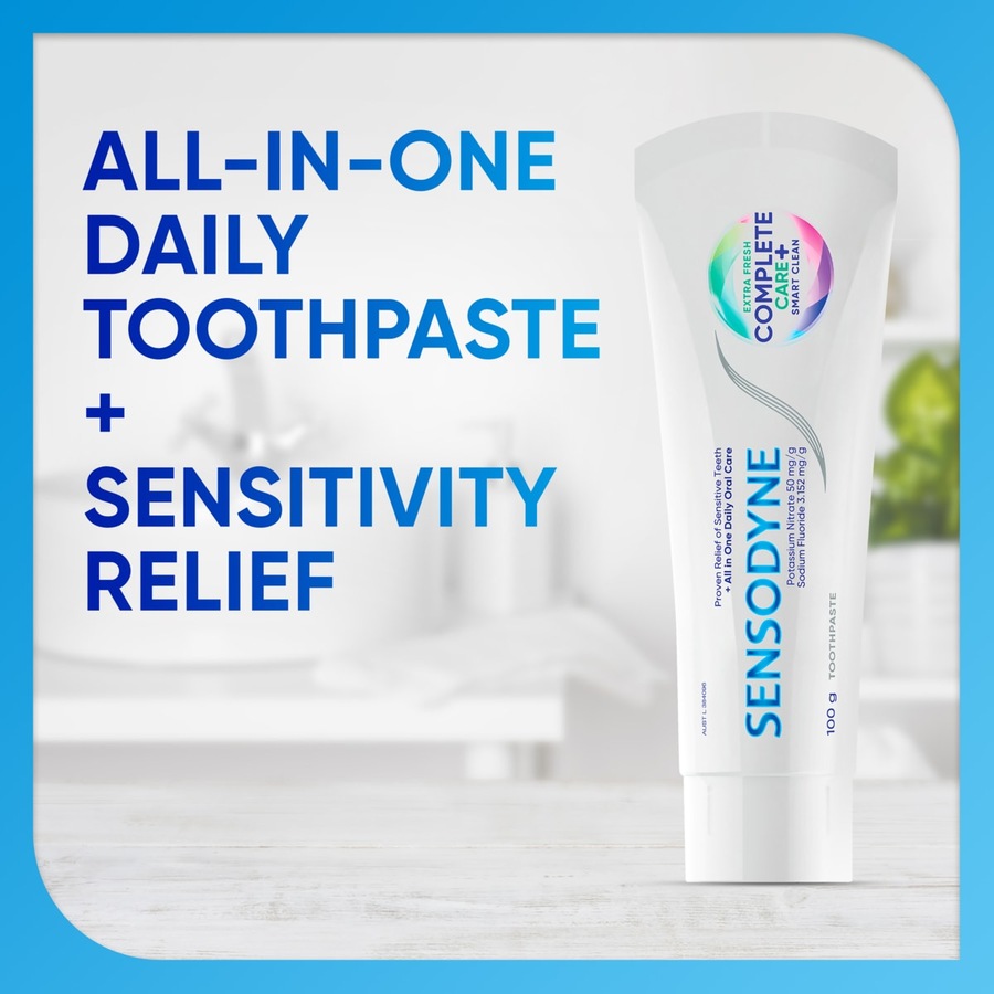 Sensodyne Complete Care + Smart Clean Toothpaste Extra Fresh 100g