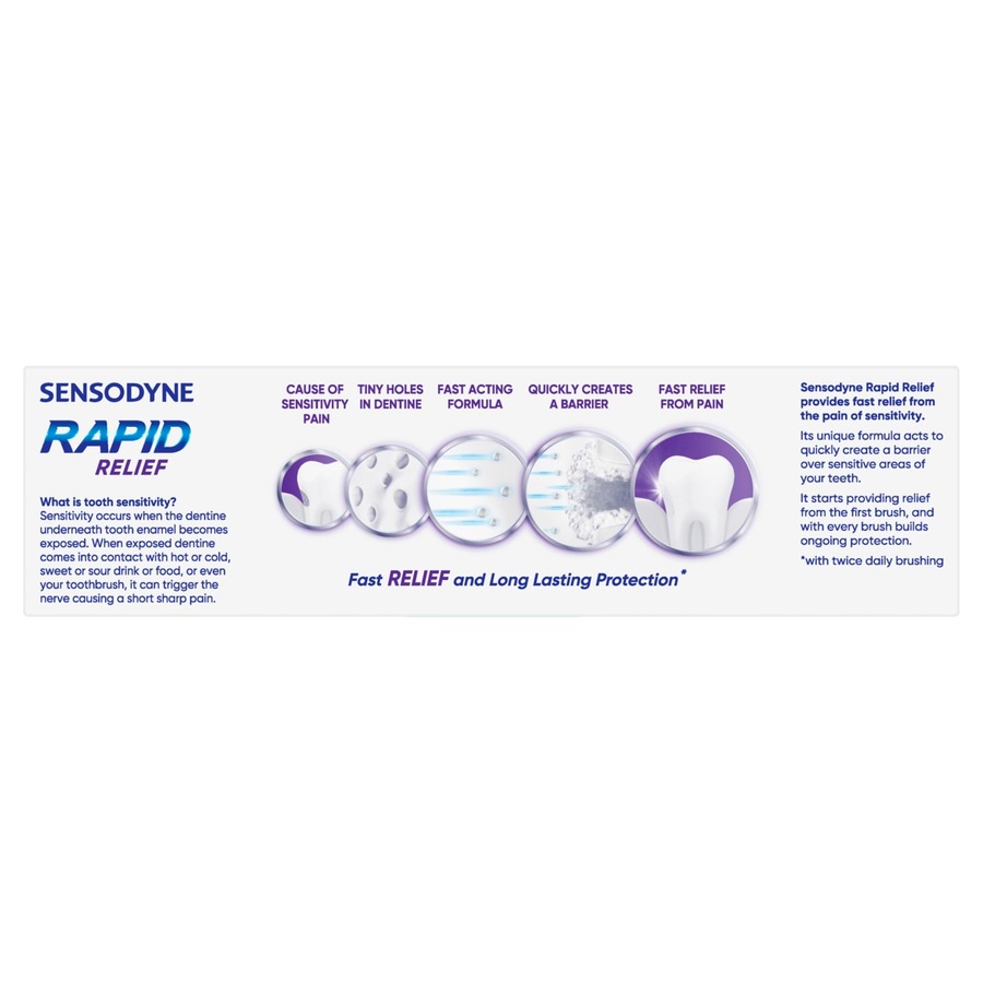 Sensodyne Rapid Relief Toothpaste 100g