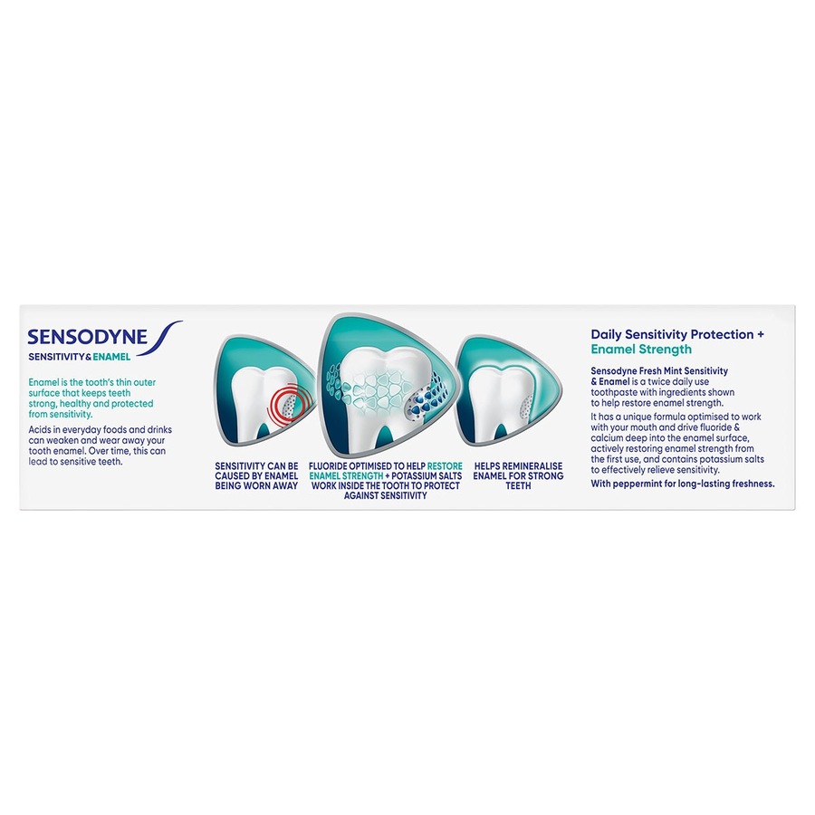 Sensodyne Sensitivity & Enamel Toothpaste Fresh Mint 100g