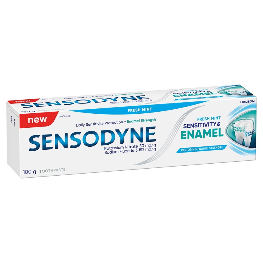 Sensodyne Sensitivity & Enamel Toothpaste Fresh Mint 100g