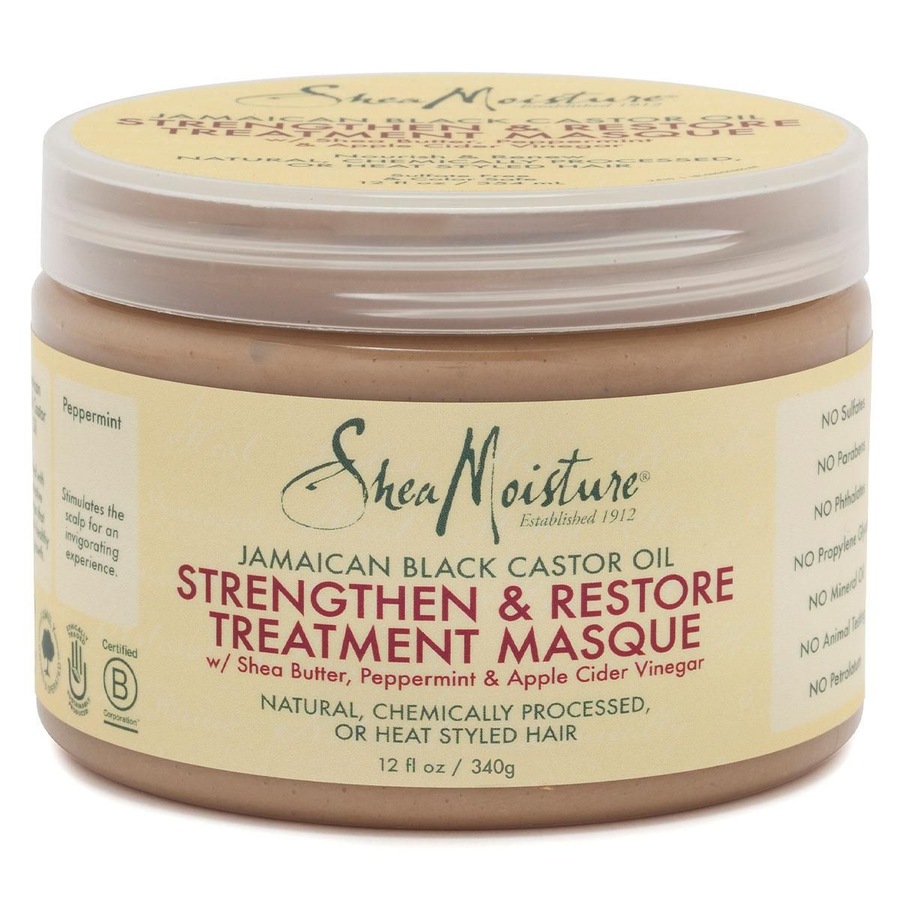 Shea Moisture Jamaican Black Castor Oil Strengthen & Restore Treatment Masque 340g