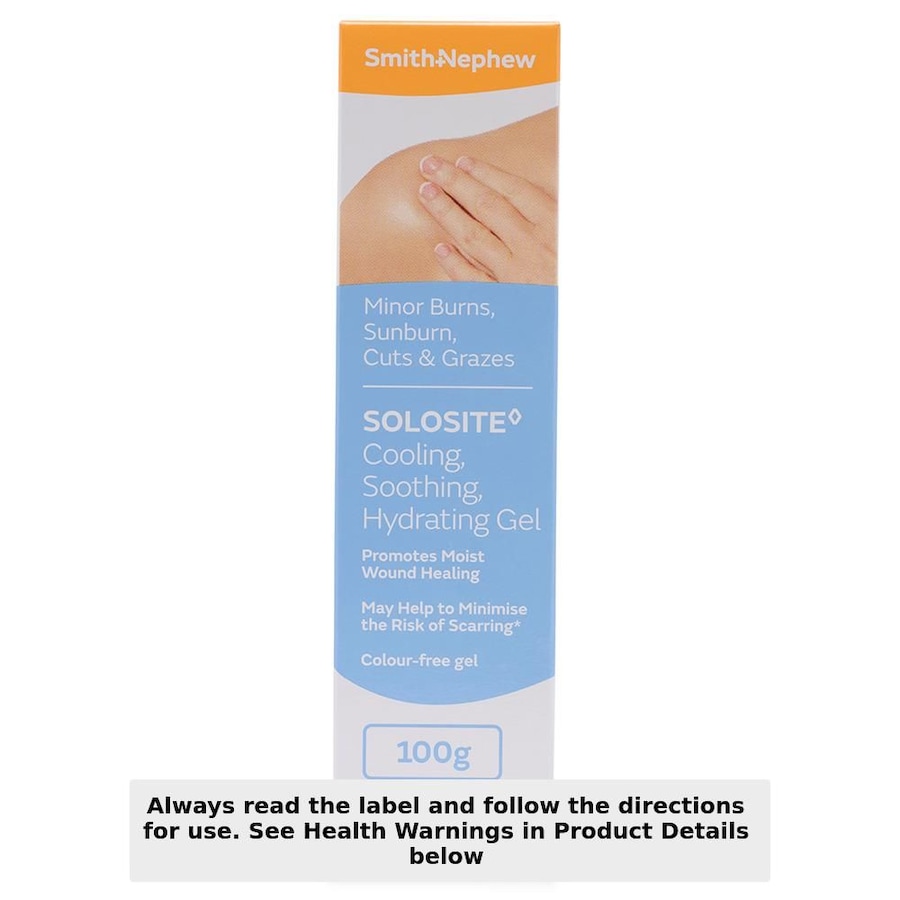 Solosite Soothing Hydrating Healing Wound Gel 100g