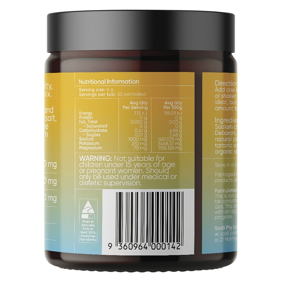 Sodii Everyday Hydration Salts Salty Pineapple 185g