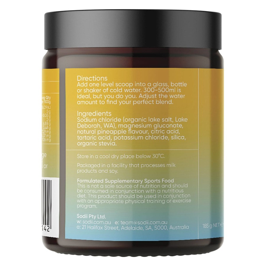 Sodii Everyday Hydration Salts Salty Pineapple 185g