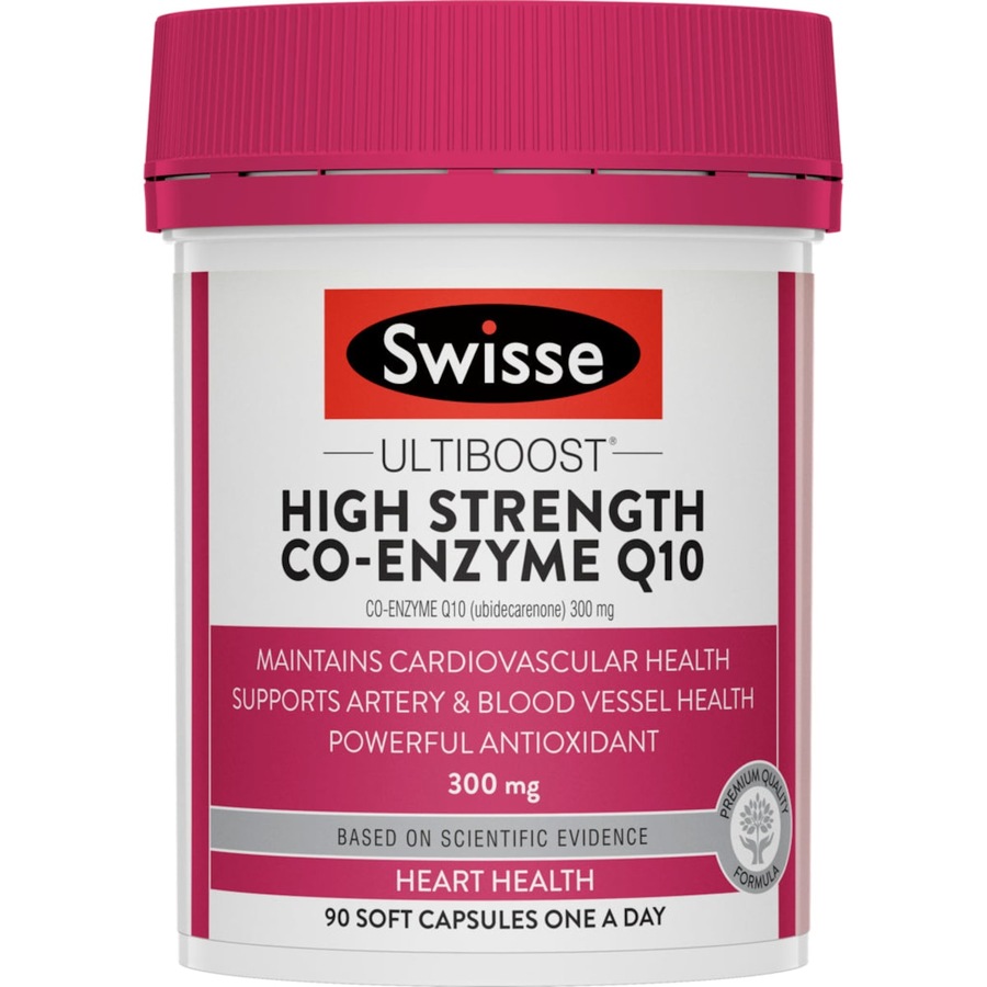 Swisse Ultiboost High Strength Co Enzyme Q10 300mg - 90 Capsules