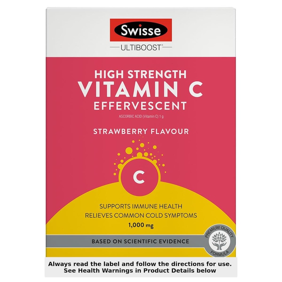 Swisse Ultiboost High Strength Vitamin C 60 Effervescent Tablets