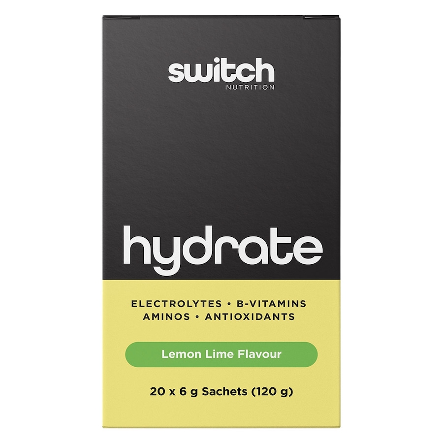 Switch Nutrition Hydrate Electrolytes Lemon Lime 20 x 6g Sachets