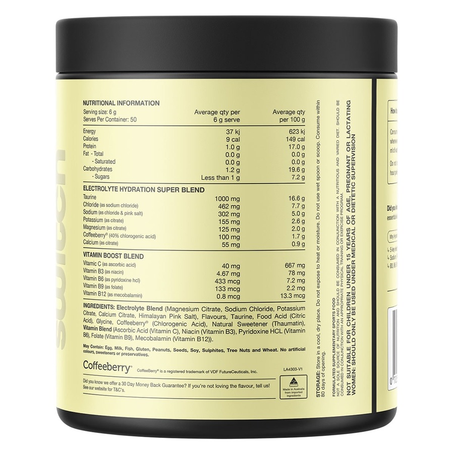 Switch Nutrition Hydrate Sugar Free Electrolytes Kiwi Watermelon 300g