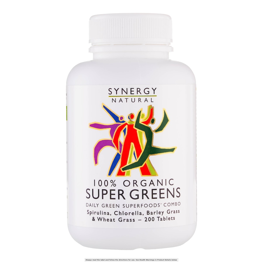Synergy Natural Organic Super Greens 200 Tablets