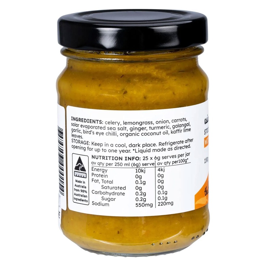 The Broth Sisters Asian Veggie Stock Concentrate with Turmeric 150g