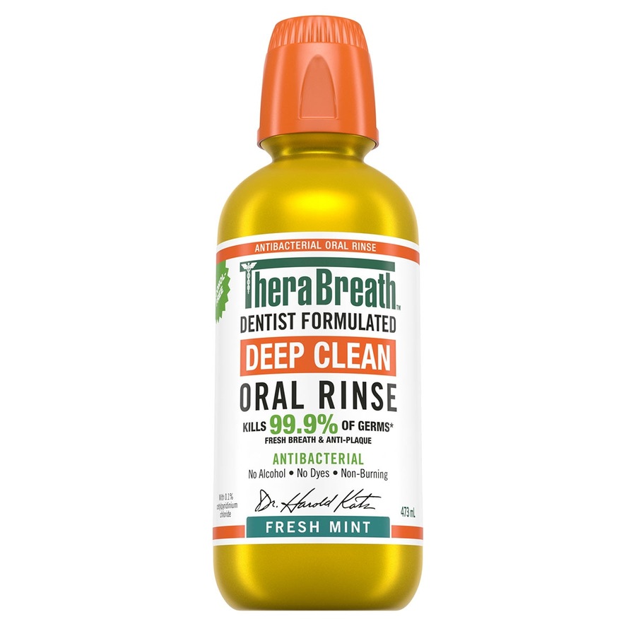 Therabreath Deep Clean Oral Rinse 473mL