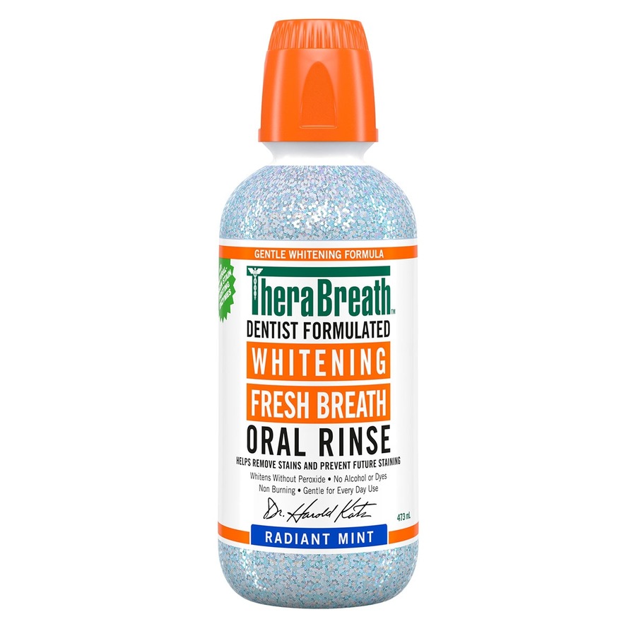 Therabreath Whitening Fresh Breath Oral Rinse 473mL