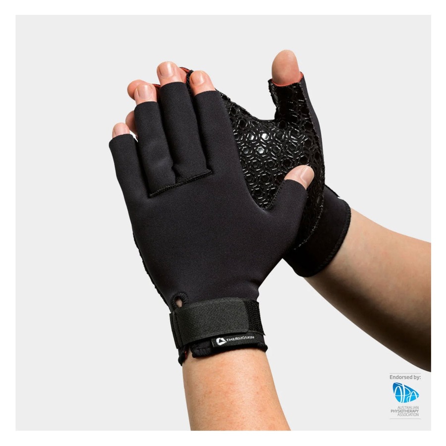 Thermoskin Thermal Compression Gloves Black M 1 Pair