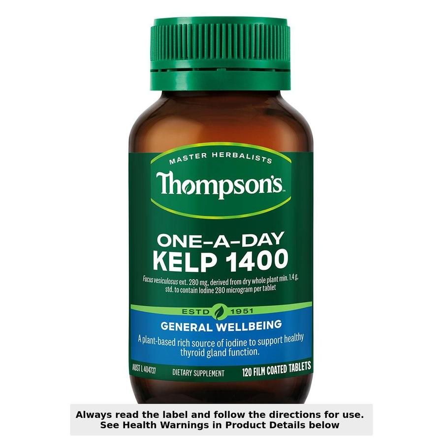 Thompsons Kelp 1400mg 120 Tablets