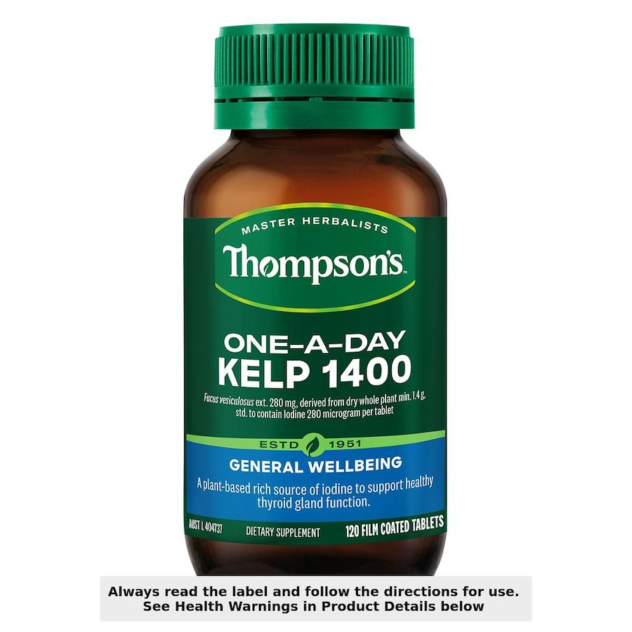 Thompsons Kelp 1400mg 120 Tablets