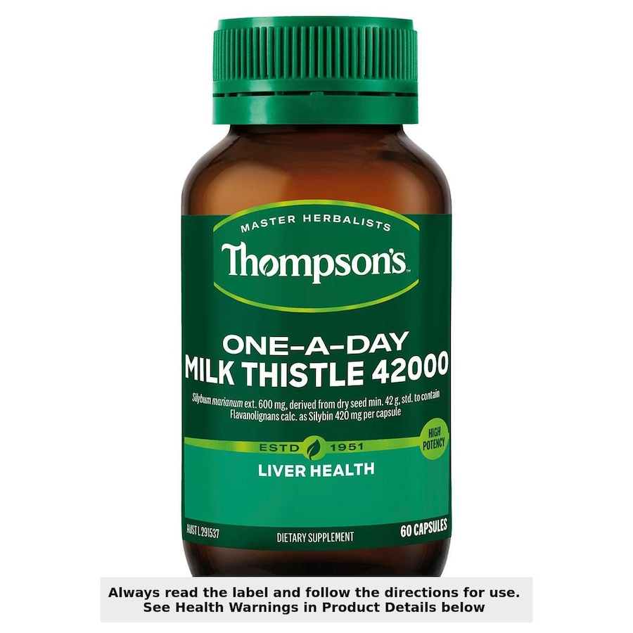 Thompsons One a Day Milk Thistle 42 000 - 60 Capsules
