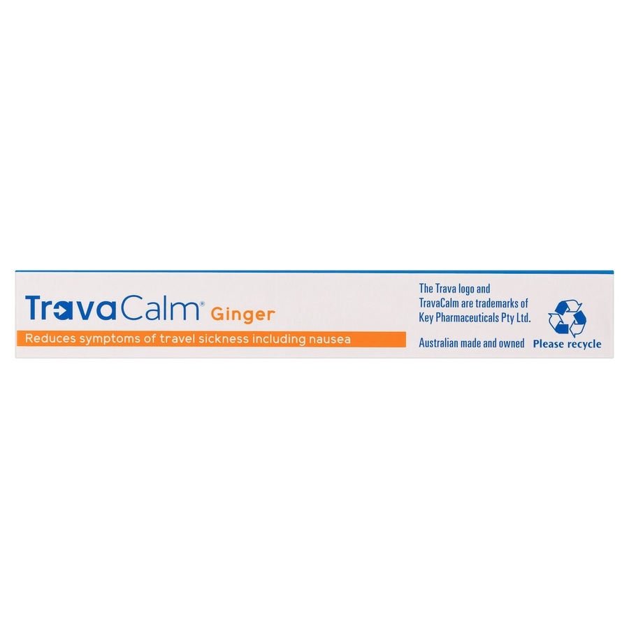 Travacalm Travel Sickness Ginger 10 Tablets