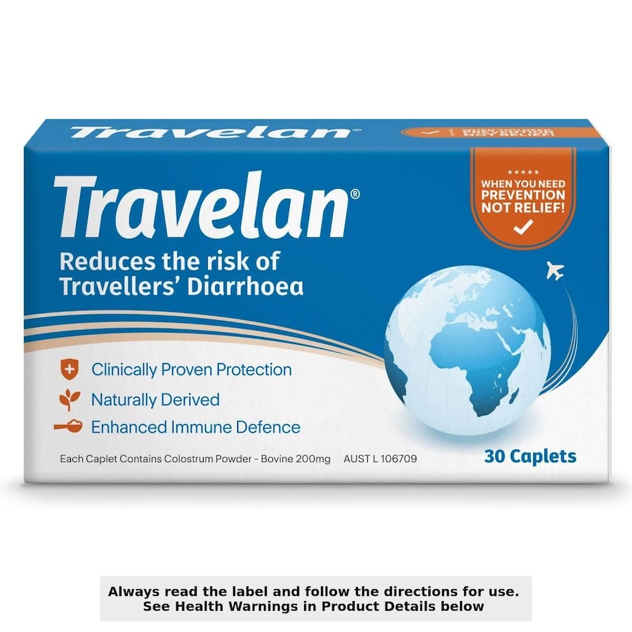 Travelan Travellers Diarrhoea Relief 30 Caplets